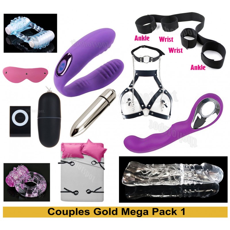 Couples Gold Pack 1 Sex Toy Mega Pack